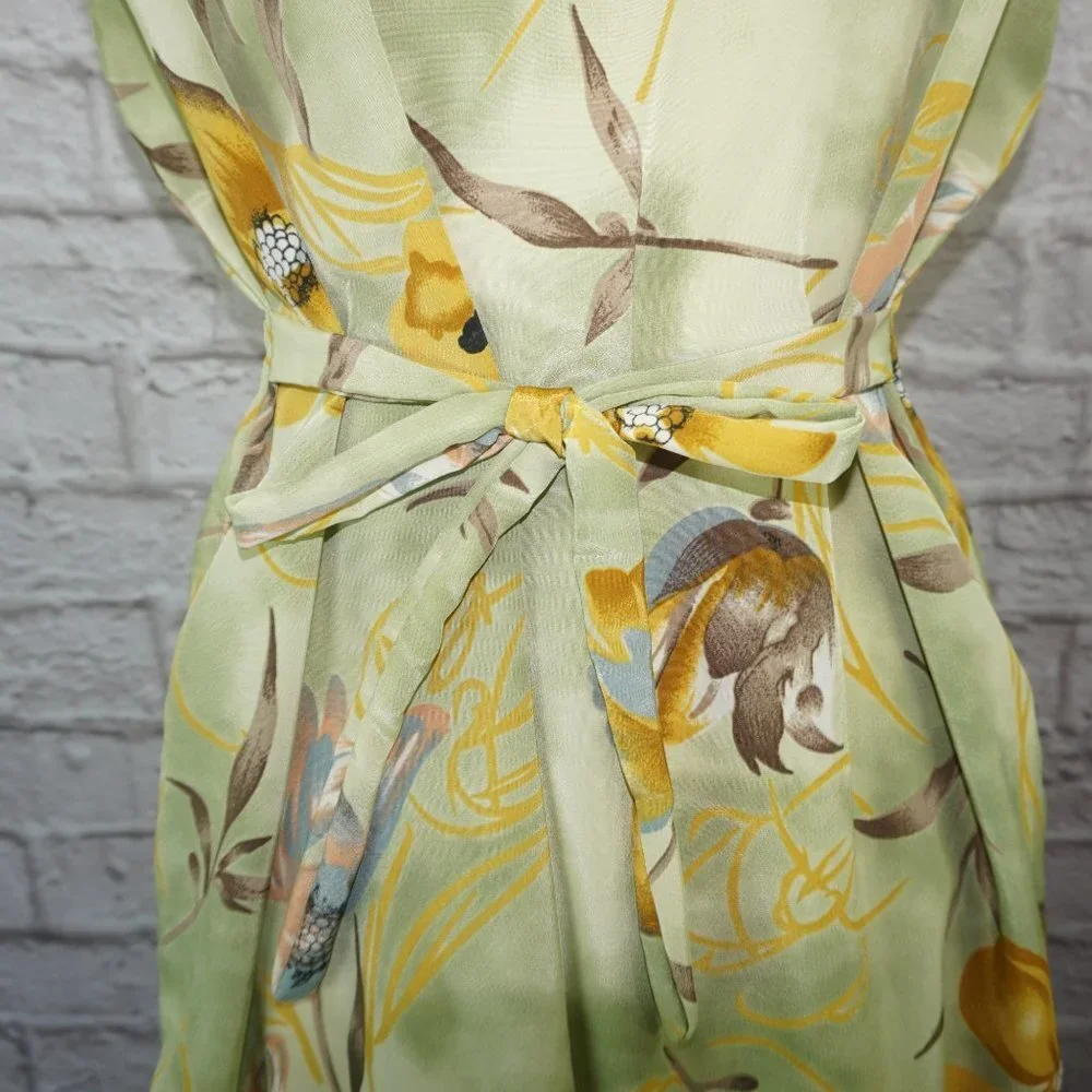 Vintage 90s Floral Slip Dress 1x - Picture 2 of 7